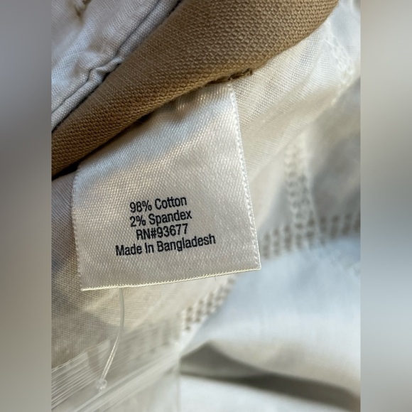 St John Bay Womens Heritage Khaki Beige Straight Leg Pants  Casual 14P NWT - Picture 9 of 13